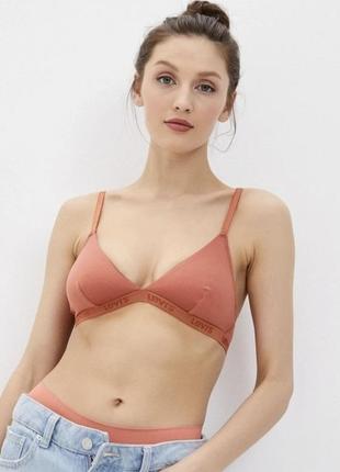 Топ levi’s levis бюстгальтер лифчик мягкий хлопковый котоновый