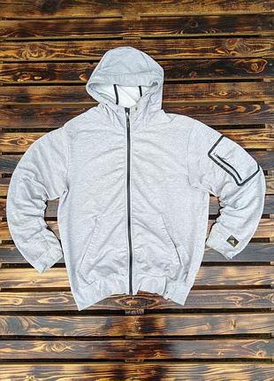Зіп худі adidas equipment чоловіча розмір xl/xxl сіра / зипка адидас еквиемент