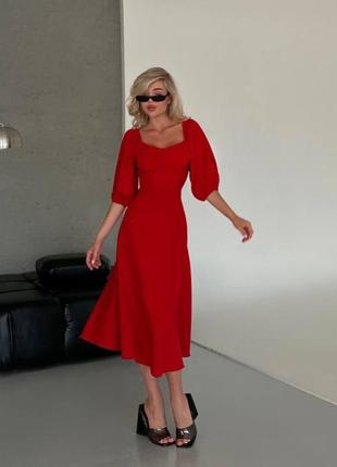 Сукня плаття 
розмірний ряд s,m,l,xl 42,44,46,48
кольори чорний, білий, беж, червоний, блакитний та пудра