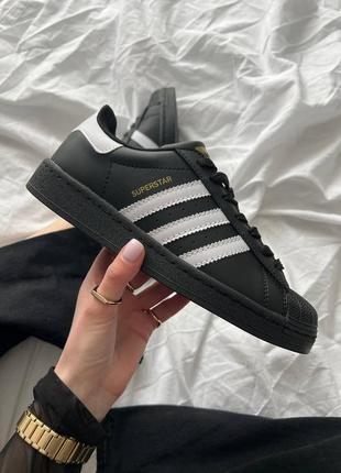Кросівки (унісекс) adidas negative superstar black white