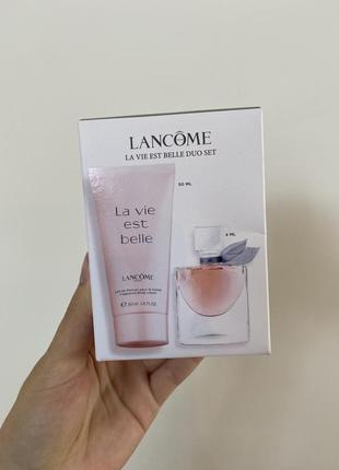 Оригинальный Lancome la vie est belle 75ml миниатюра / подарочный набор lancome