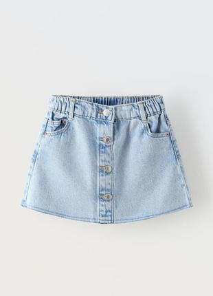Детская джинсовая юбка zara