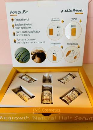 Tng bestser. regrowth natural hair serum. натуральна сироватка для відновлення волосся
