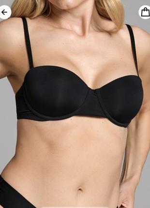 Бюстгальтер балконет з гладкою чашкою без push up