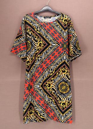 Платье свободного кроя с поясом "select", uk10/eur38.