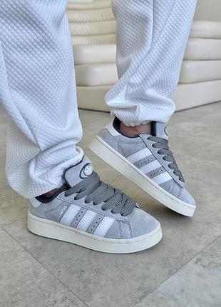 😻жіночі кросівки adidas campus grey 😻