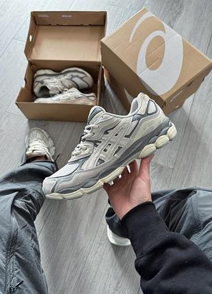 Кросівки asics sportstyle gel-nyc beige