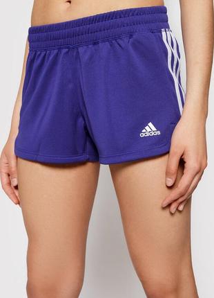 Спортивные шорты adidas pacer 3-stripes gm2955 violet regular fit