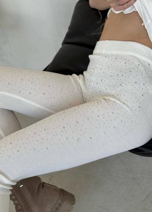 Лосины со стразами