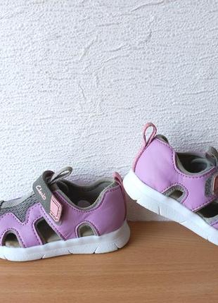 Суперові босоніжки мокасини clarks 21 р. устілка 13 см7 фото