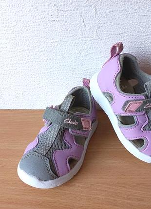 Суперові босоніжки мокасини clarks 21 р. устілка 13 см2 фото