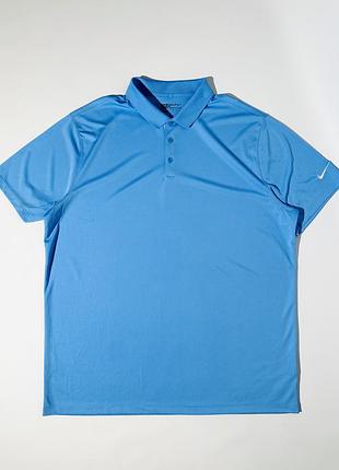 Nike golf поло dri fit блакитне