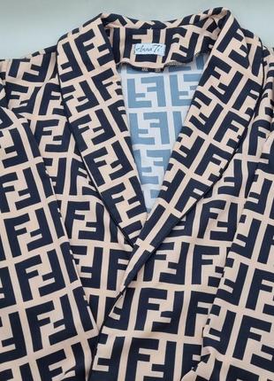 Летний костюм в стиле fendi4 фото