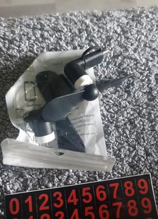 Вентилятор з виходом 2 в 1  type c і micro usb