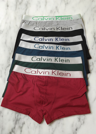 Набор мужских трусов боксеров в стиле calvin klein 6 шт