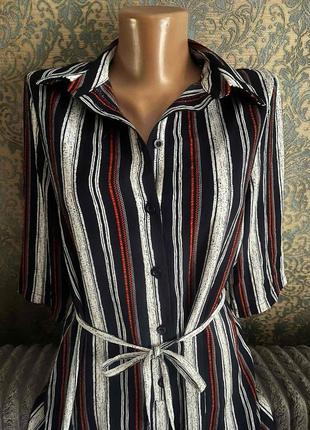 Платье рубашка с поясом р.42/44 /46