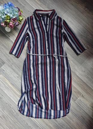 Платье рубашка с поясом р.42/44 /46