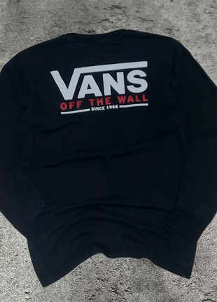 Лонгслив vans (s;m) чёрный идеал состояно