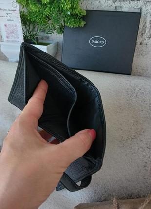 Чоловічий шкіряний гаманець шкіряне портмоне3 фото