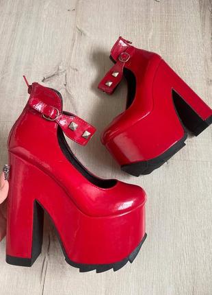 Ботинки на платформе туфли готические y2k dollskill demonia