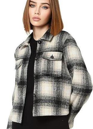 Піджак-куртка у клітинку весна-осінь. only