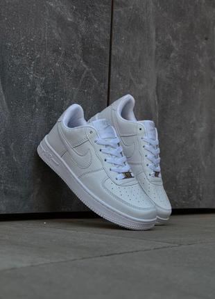 Nike air force low white кроссовки2 фото