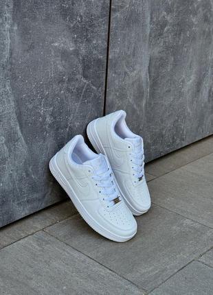 Nike air force low white кроссовки7 фото