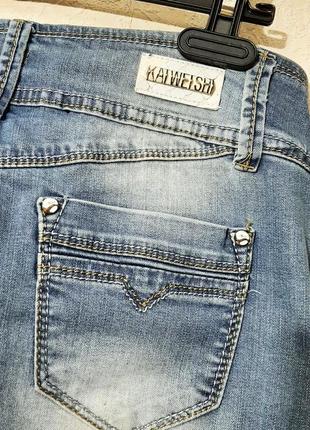 Kaiweishi чудова спідниця джинсова синя міді пряма класика жіноча 48 50 xl l9 фото