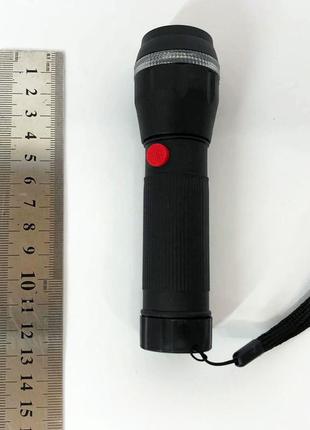 Ручной фонарик на батарейках (3хая) с функцией зума3 фото