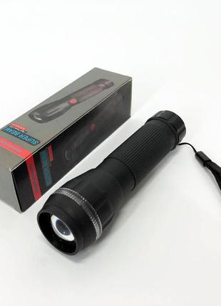 Ручной фонарик на батарейках (3хая) с функцией зума4 фото