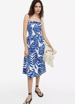 Роскошное платье сарафан миди h&m m8 фото