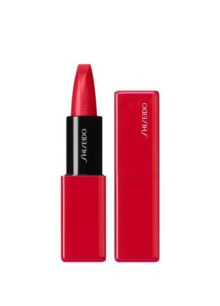 Помада для губ shiseido technosatin 461 red #розбираю