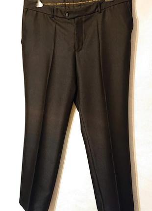 Мужские классические брюки 2xl-3xl наш 56-58р плотная ткань большой размер шерсть