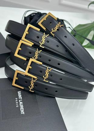 Ремінь брендовий у стилі ysl, yves saint laurent
