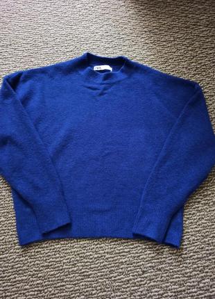 Укороченный оверсайз, свитер, свитер с шерстью