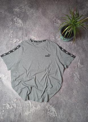 Футболка puma с лампасами