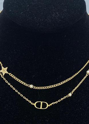 Колье в стиле dior