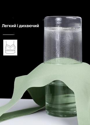 Бюстгальтер безшовний з пуш ап  women's nika топ  без кісточок хакі9 фото