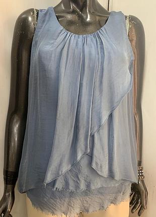 Майка шелк и вискоза. италия 🇮🇹