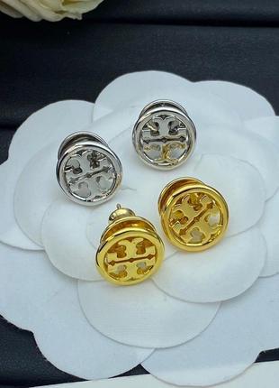 Серьги в стиле tory burch 3