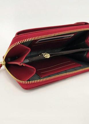 Женский клатч-шумка baellerry forever young, кошелек сумка с отделением для телефона. цвет: розовый2 фото