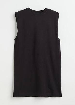 Новое хлопковое платье майка, футболка h&m, большой размер, батал