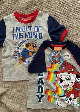 Комплект футболок paw patrol