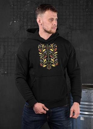 Худі на флісі patriot black