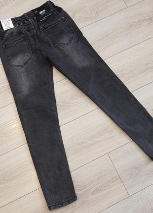 Дитячі джинси dola elvin 140-176 детские джинсы стрейчевые на завязках