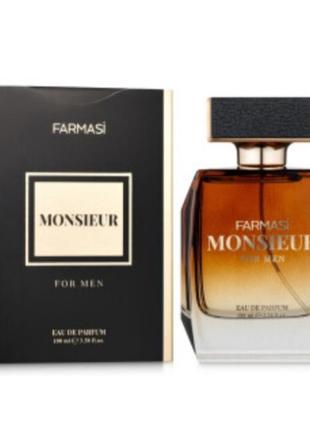 Парфумована вода чоловіча monsieur farmasi