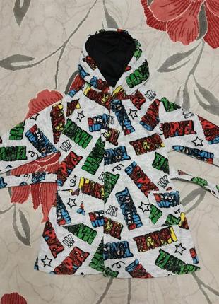 Халат детский, теплый.