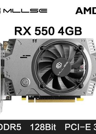 Видеокарта amd radeon rx 550 4gb gddr5 гарантия 12 месяцев