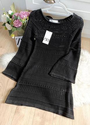 Коротка трикотажна сукня від zara