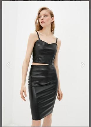 Юбка из искусственной кожи от dorothy perkins